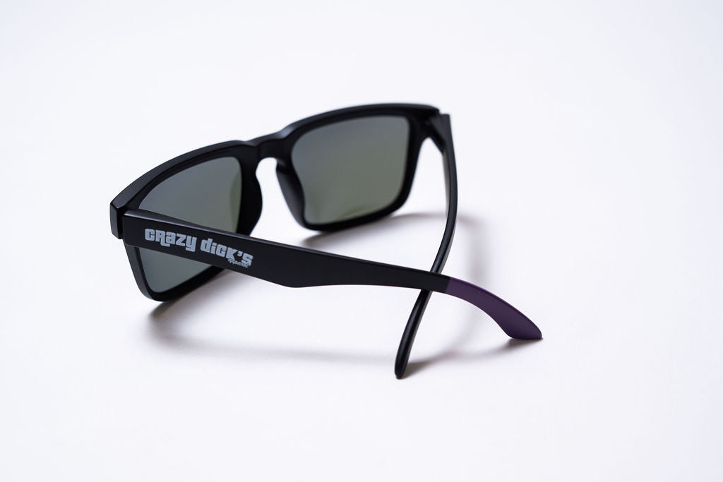 Sunglasses - Purple and Black on Purple