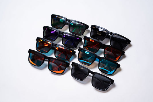 Sunglasses - Green and Black on Green