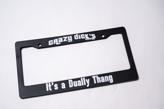 License Plate Frame - Dually Thang